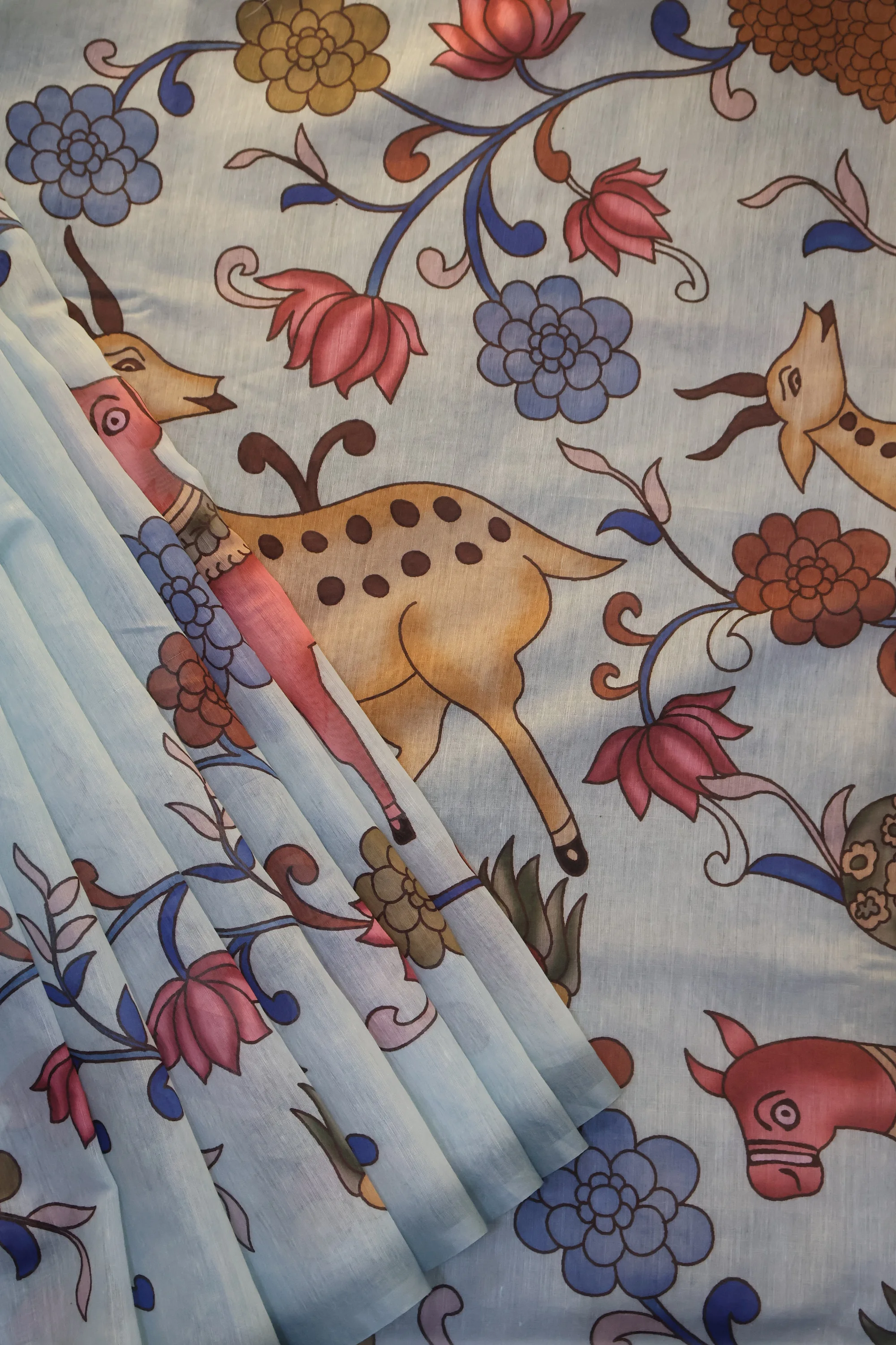 Saree 004: a detail of the work.
