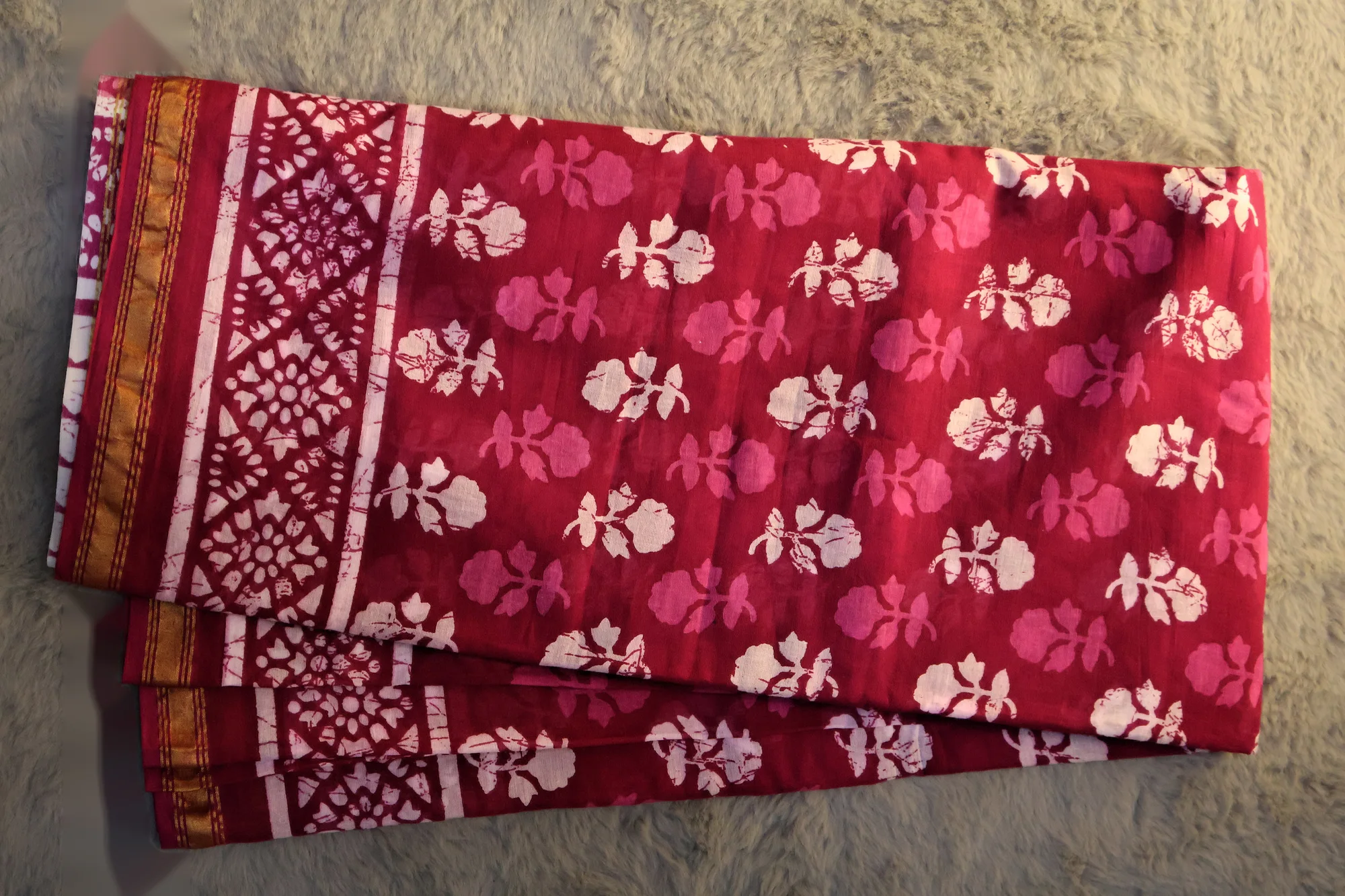 Bagru Floral Bloom - Cotton