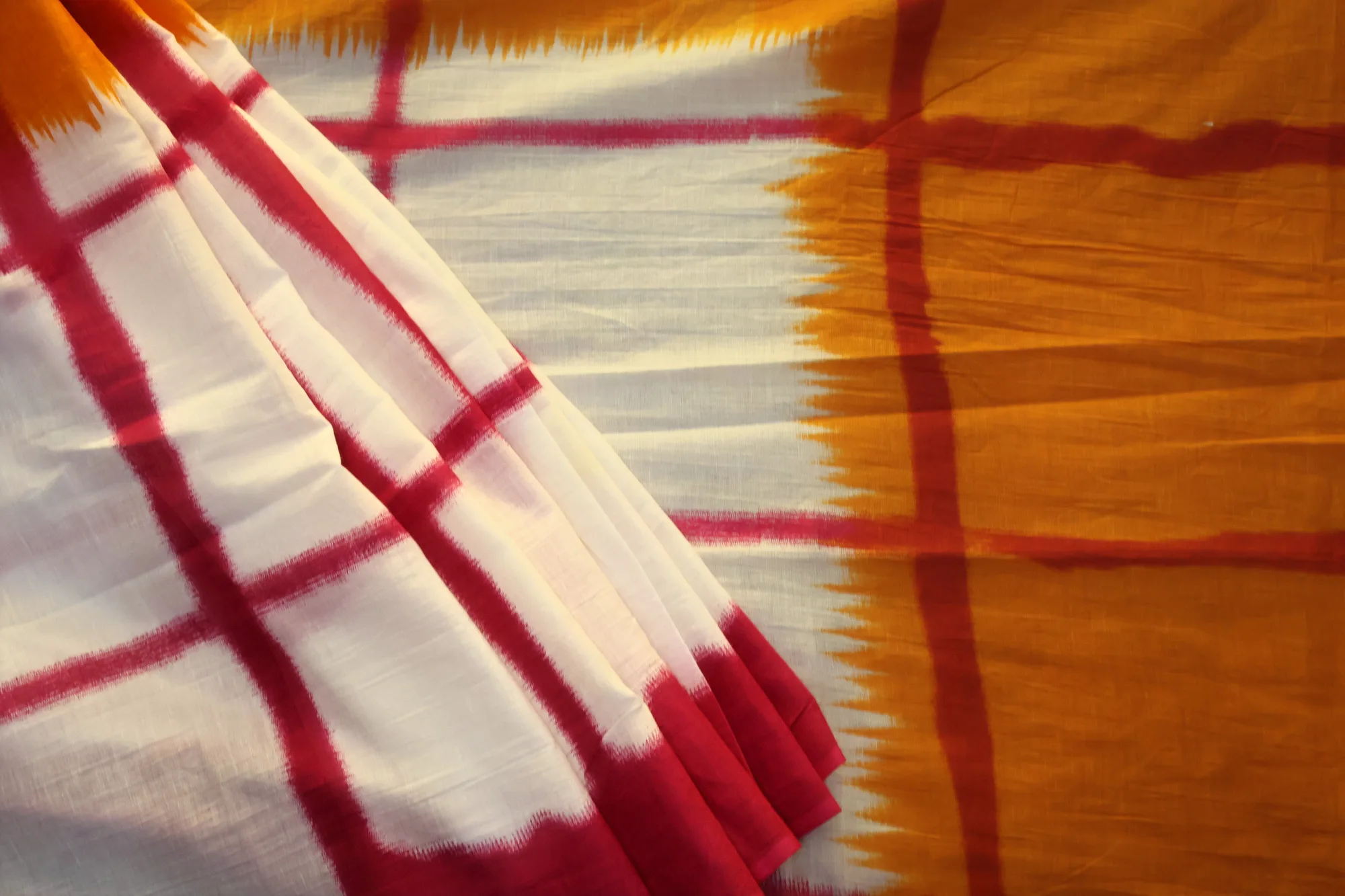 Shibori checks - Cotton