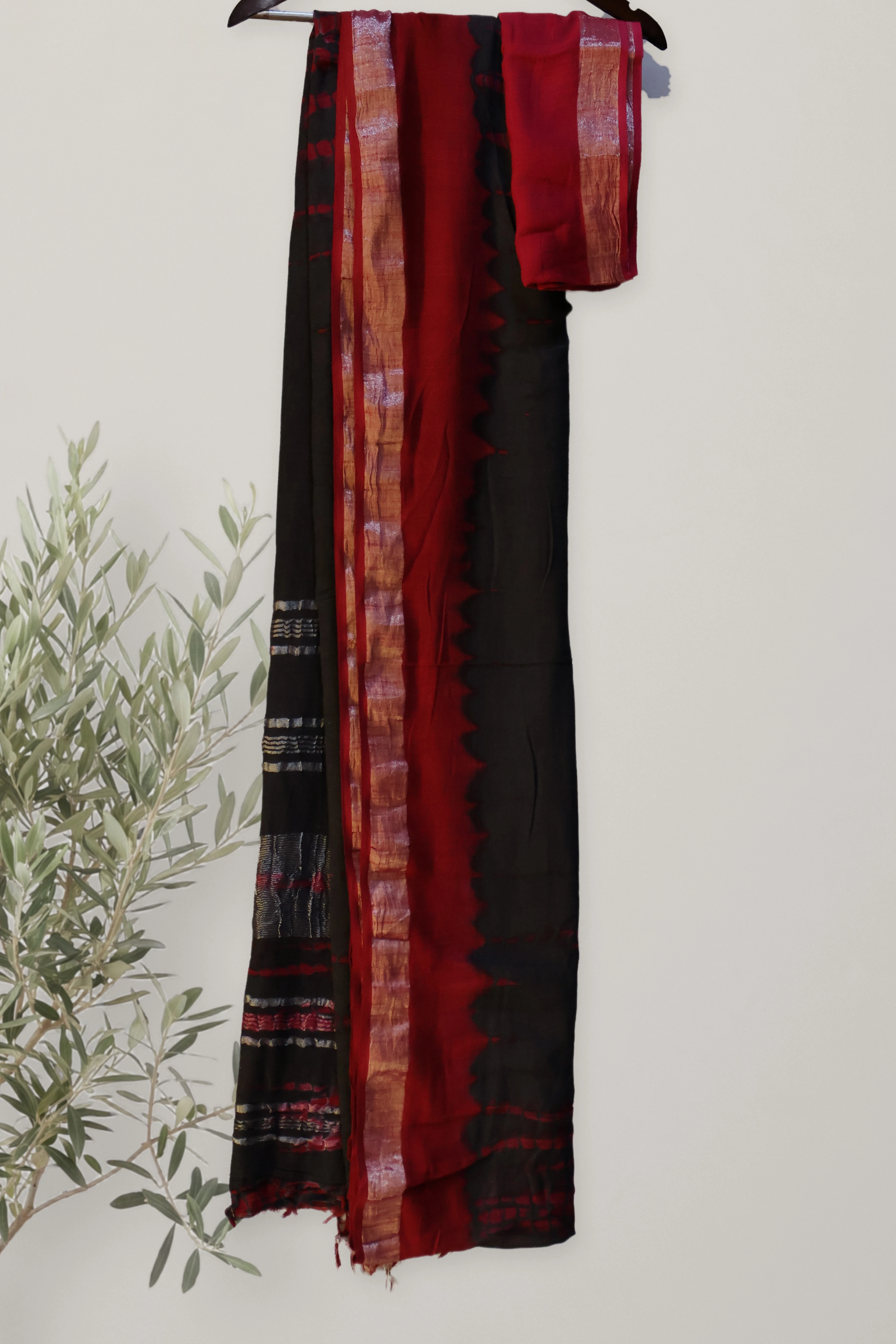 Midnight Rhythm - Shibori Linen