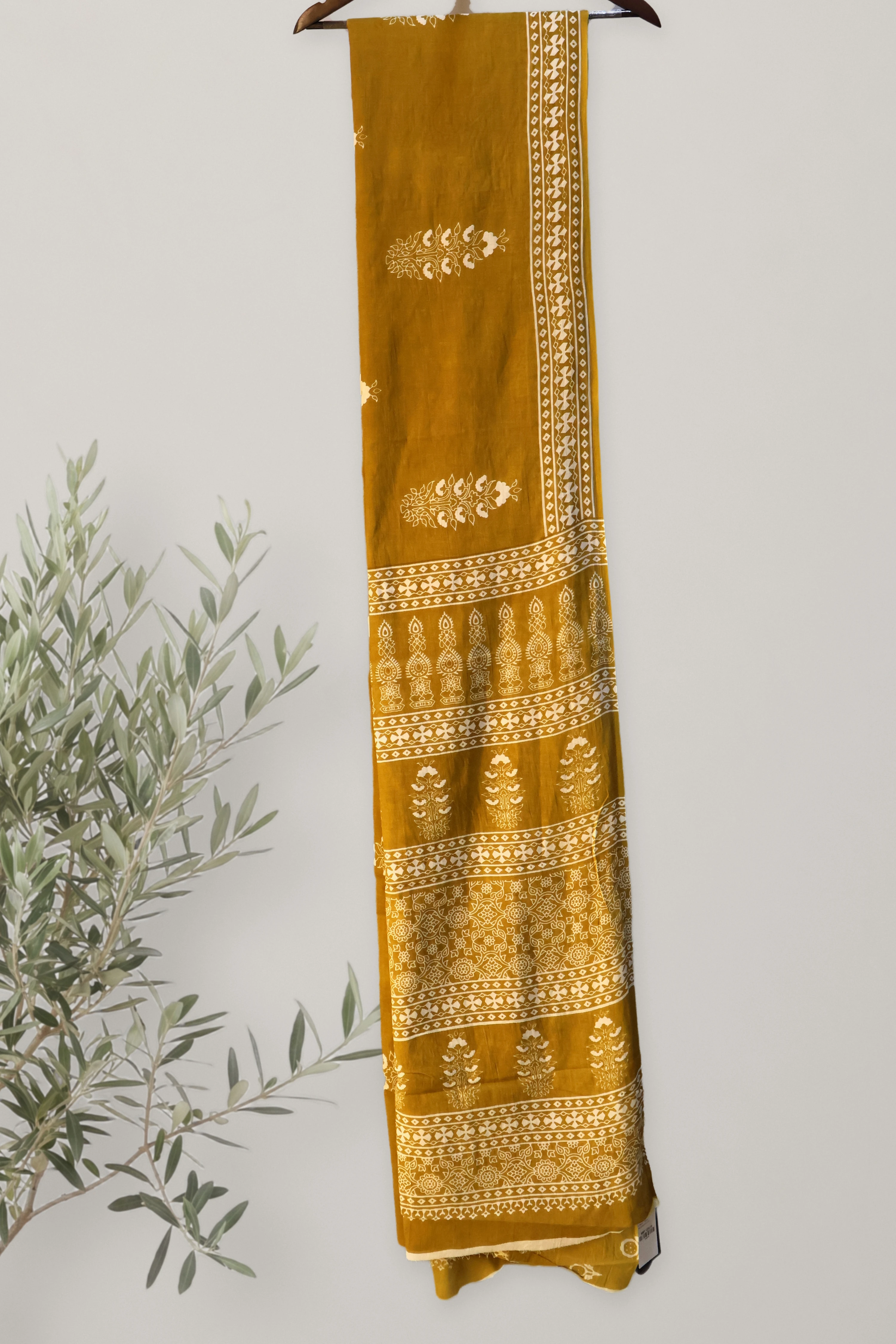 Mustard Bloom - Sanganeri Cotton