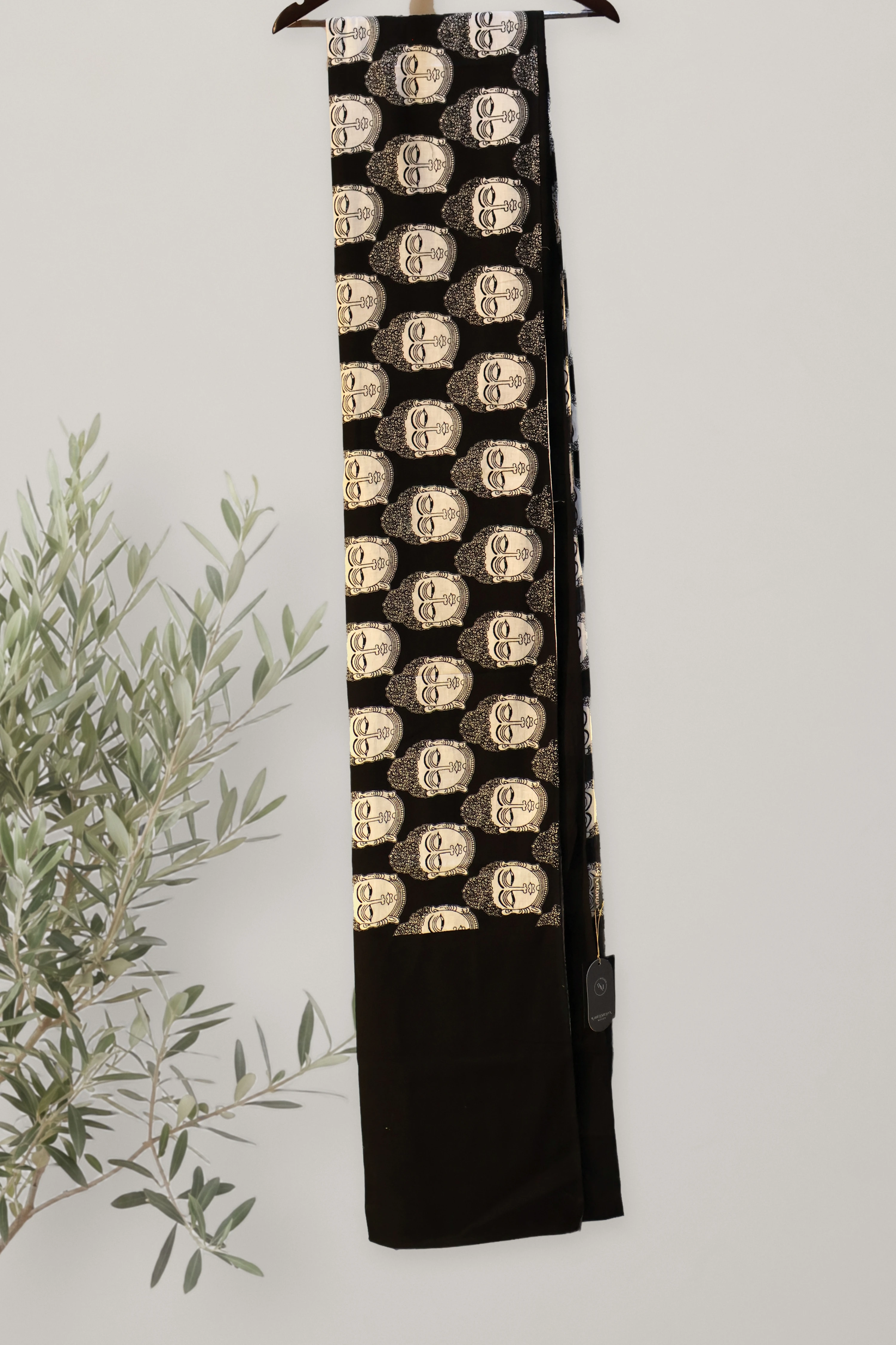 Budha - Sanganeri Cotton: a detail of the work. Cotton.