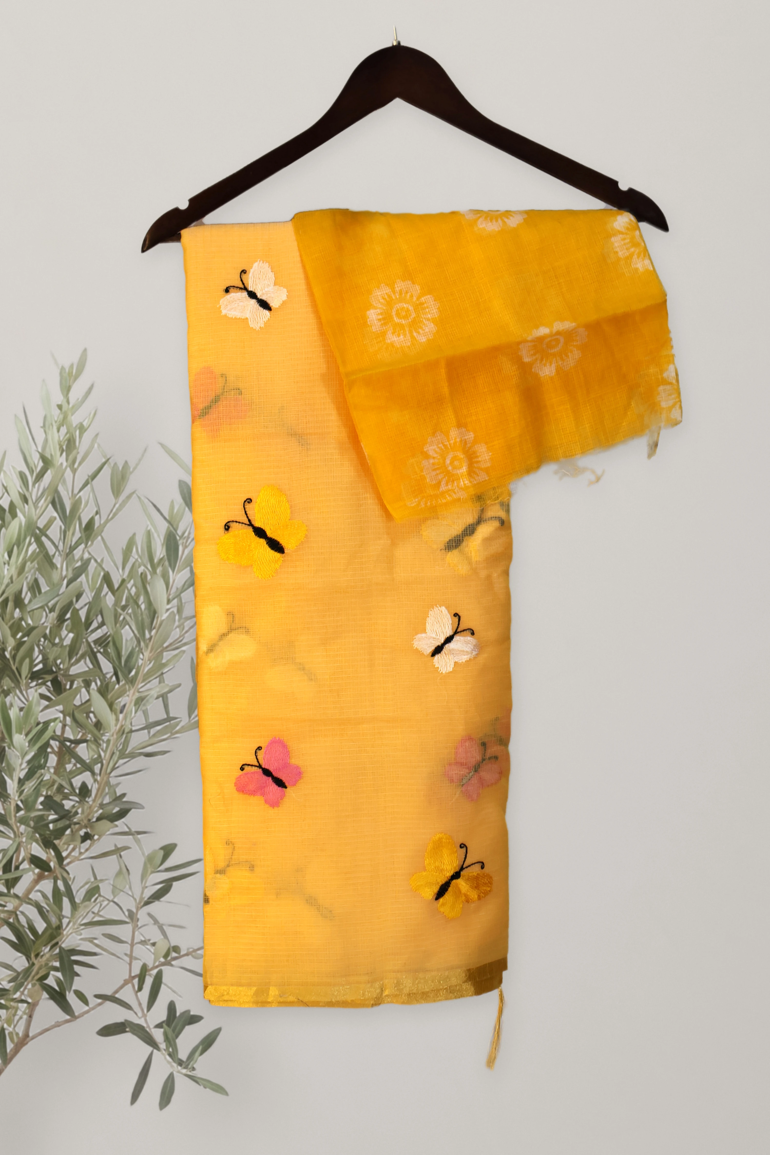 Butterfly Bloom - Kota: the whole piece, laid out. Kota cotton.
