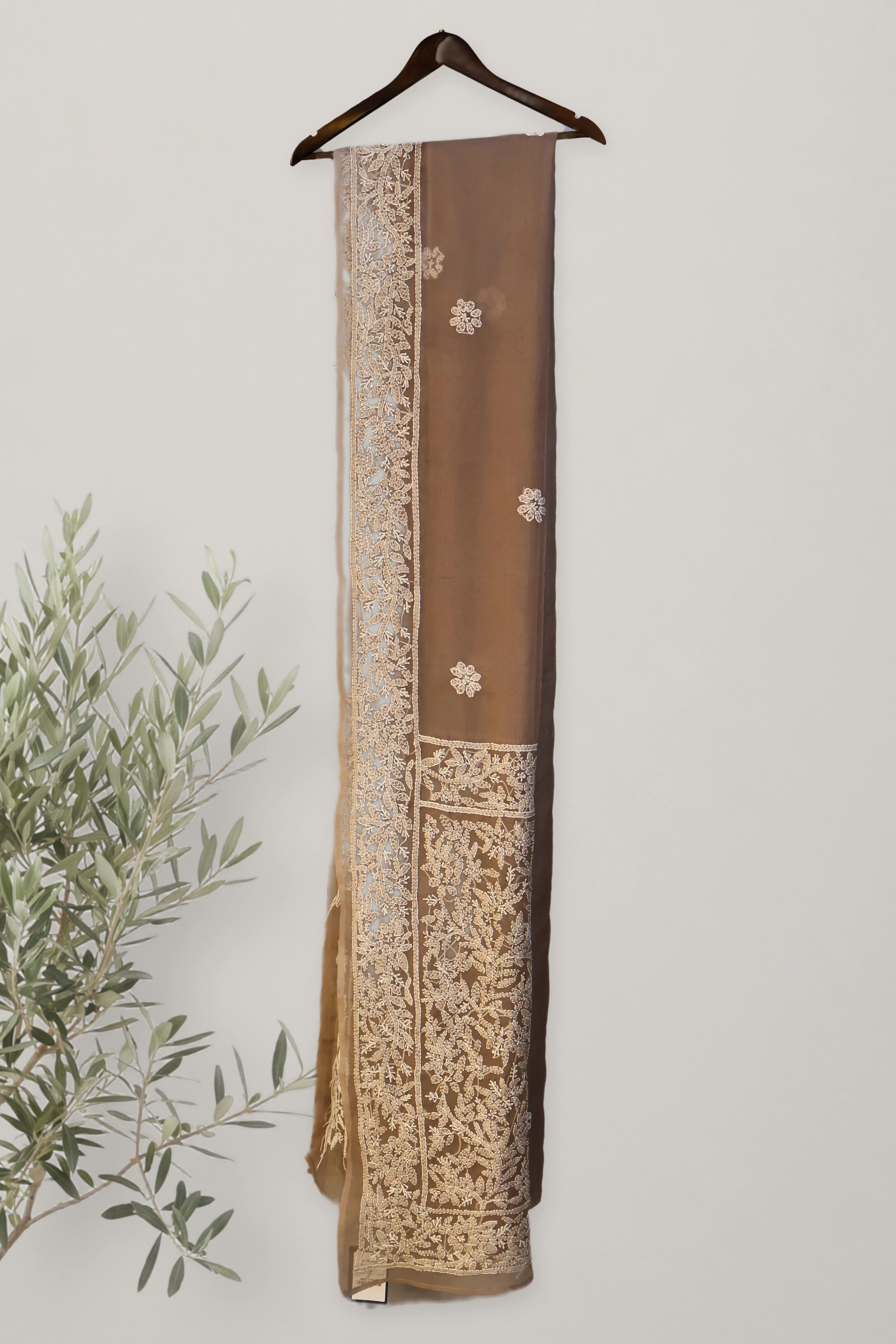 Kantha - Chikankari Organza