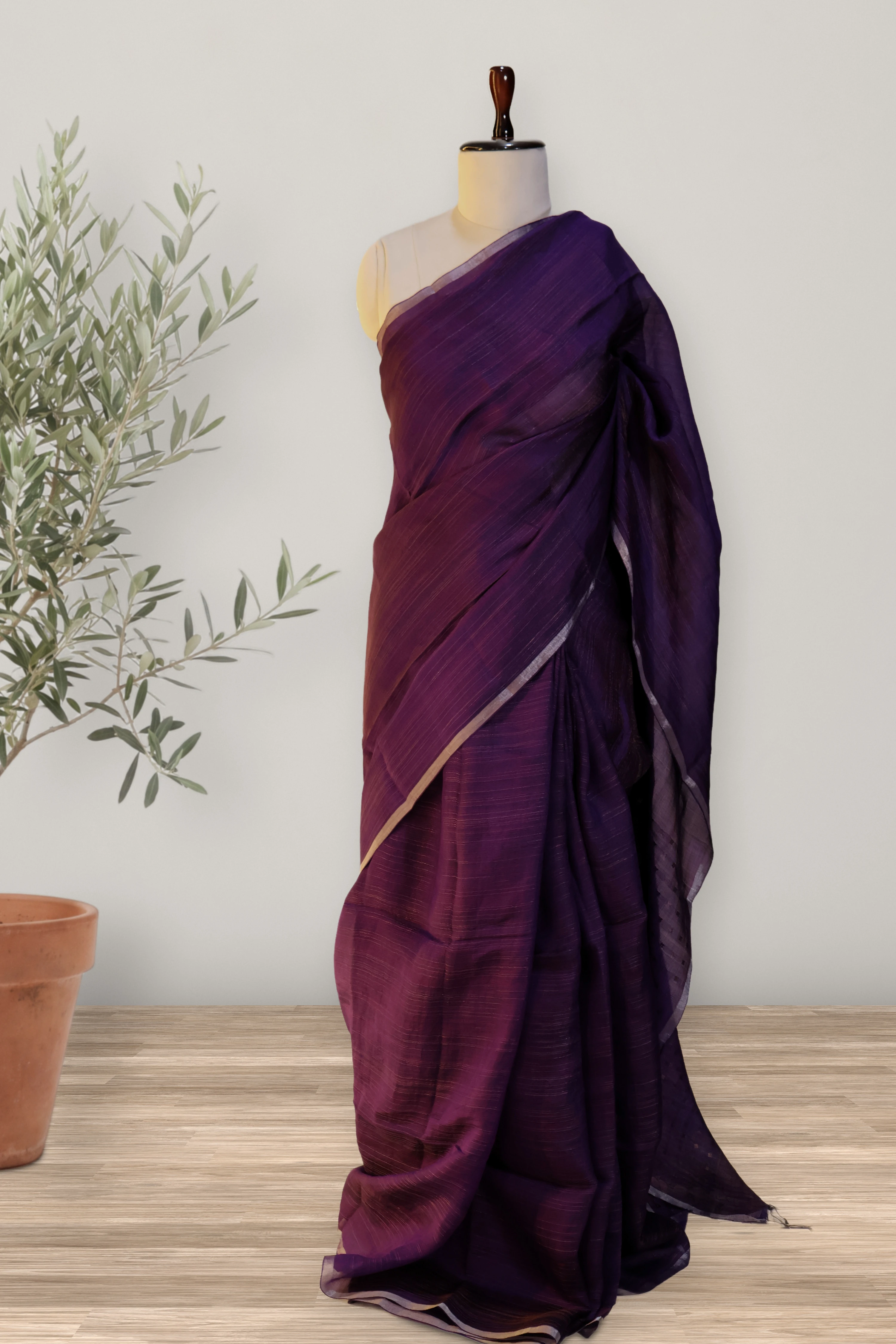 Zariya - Muslin: the whole piece, laid out. Muslin.
