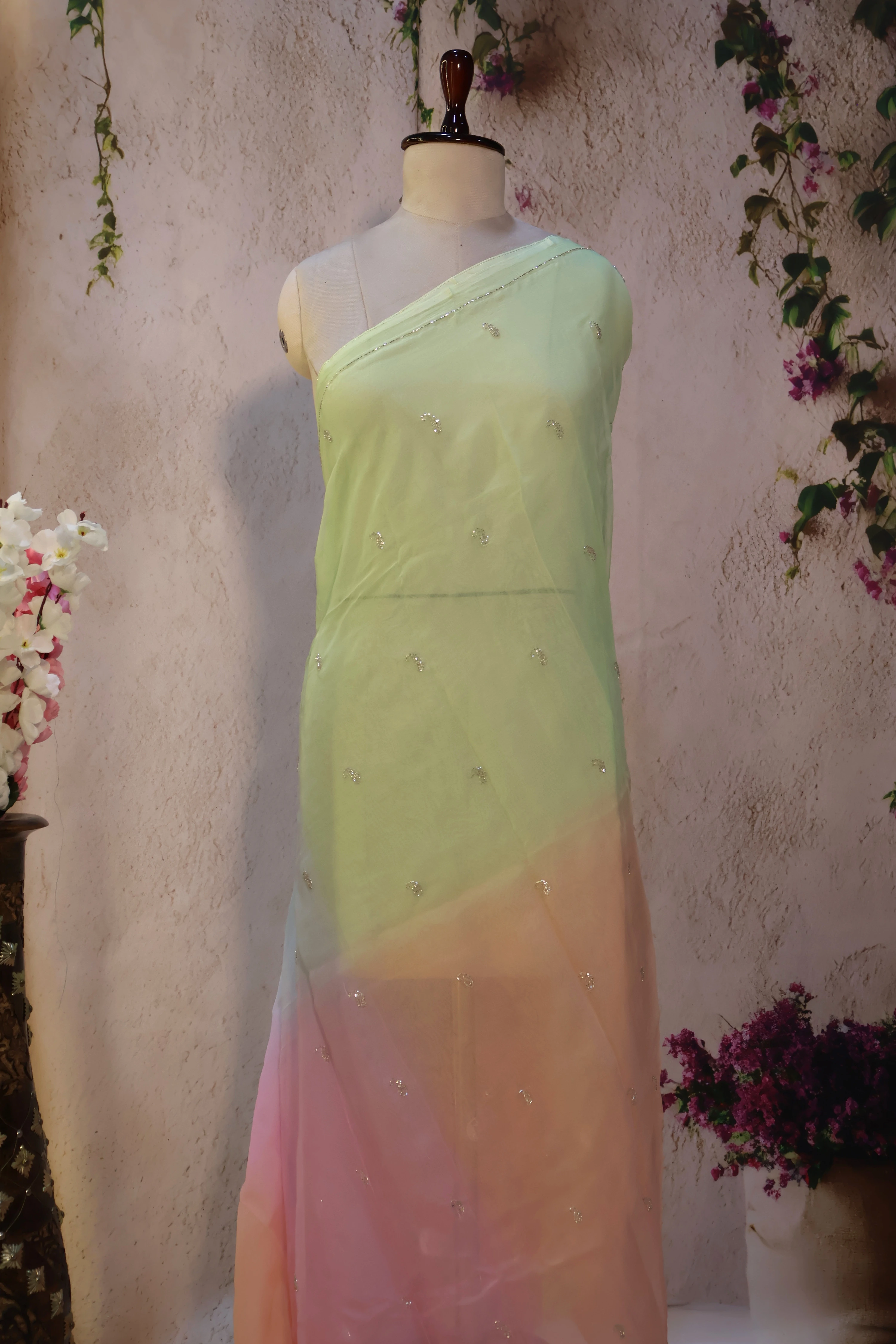 Series 2 · No. 18: the piece worn and draped.