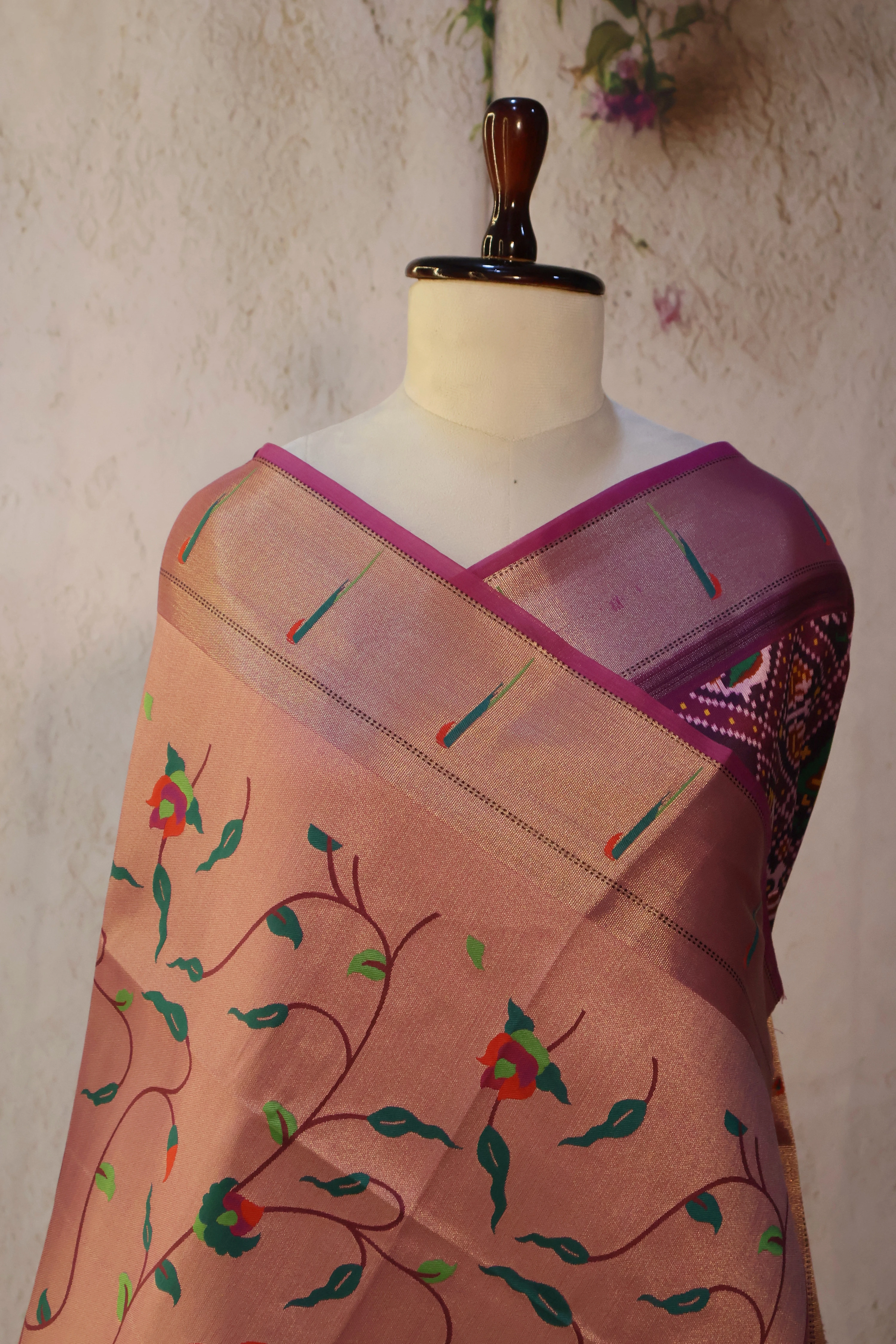 Series 2 · No. 32: the pallu, the decorated end panel that falls over the shoulder.