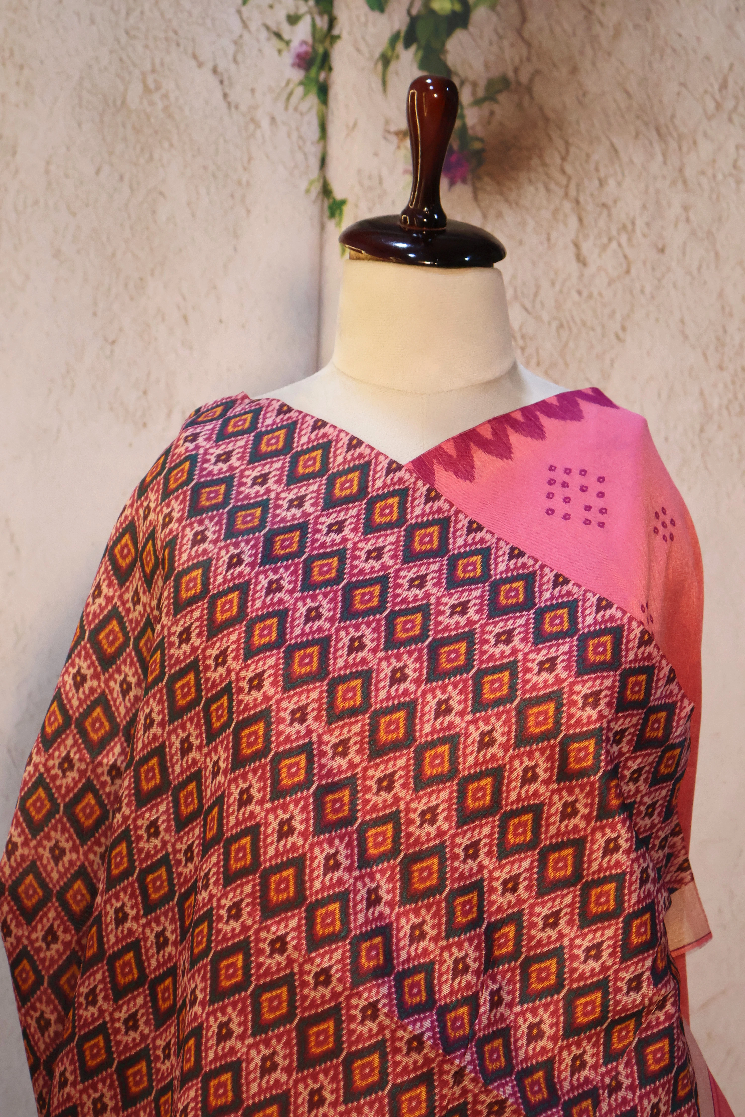 Series 2 · No. 44: the pallu, the decorated end panel that falls over the shoulder.