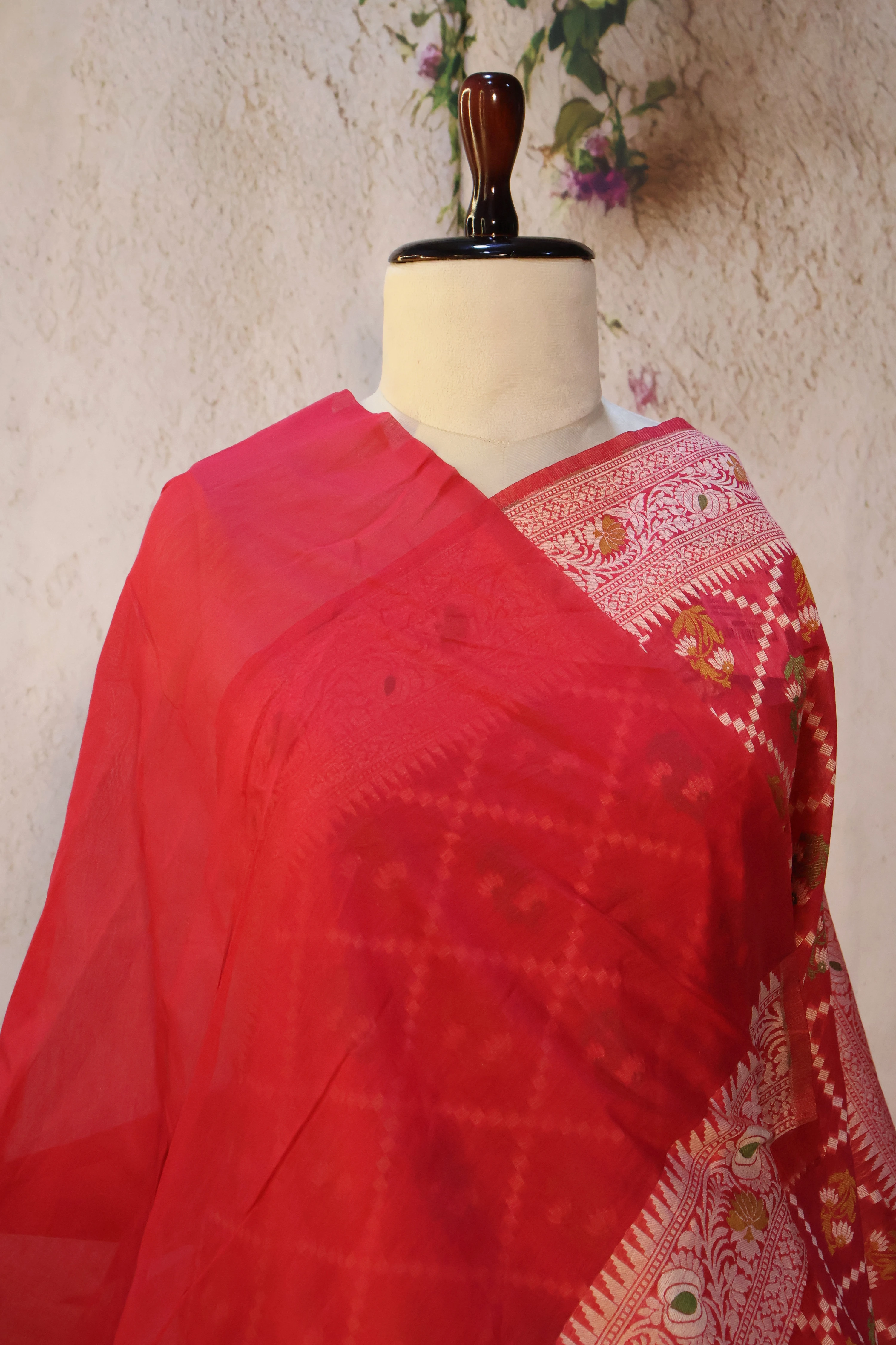 Series 2 · No. 57: the pallu, the decorated end panel that falls over the shoulder.