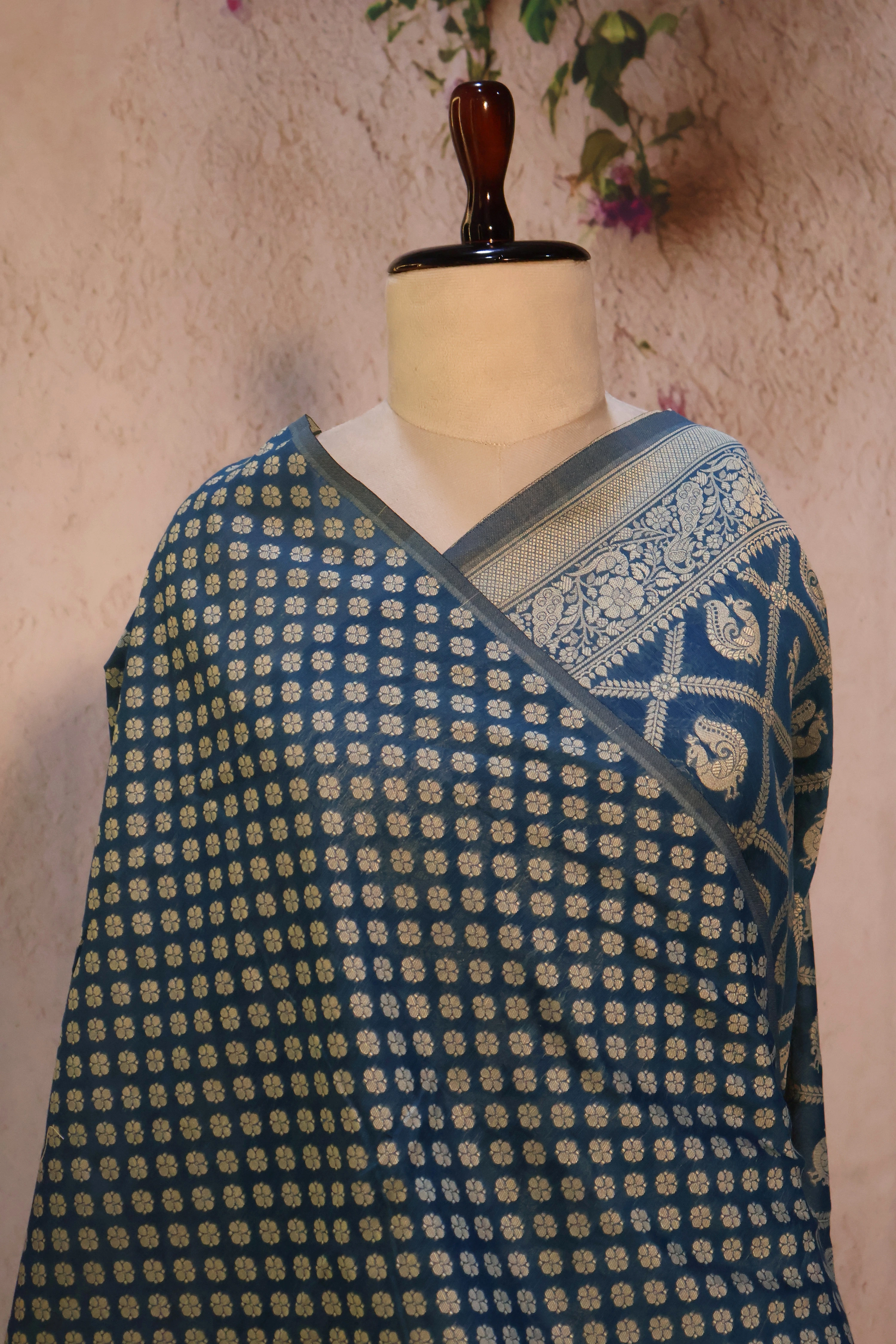 Series 2 · No. 60: the pallu, the decorated end panel that falls over the shoulder.