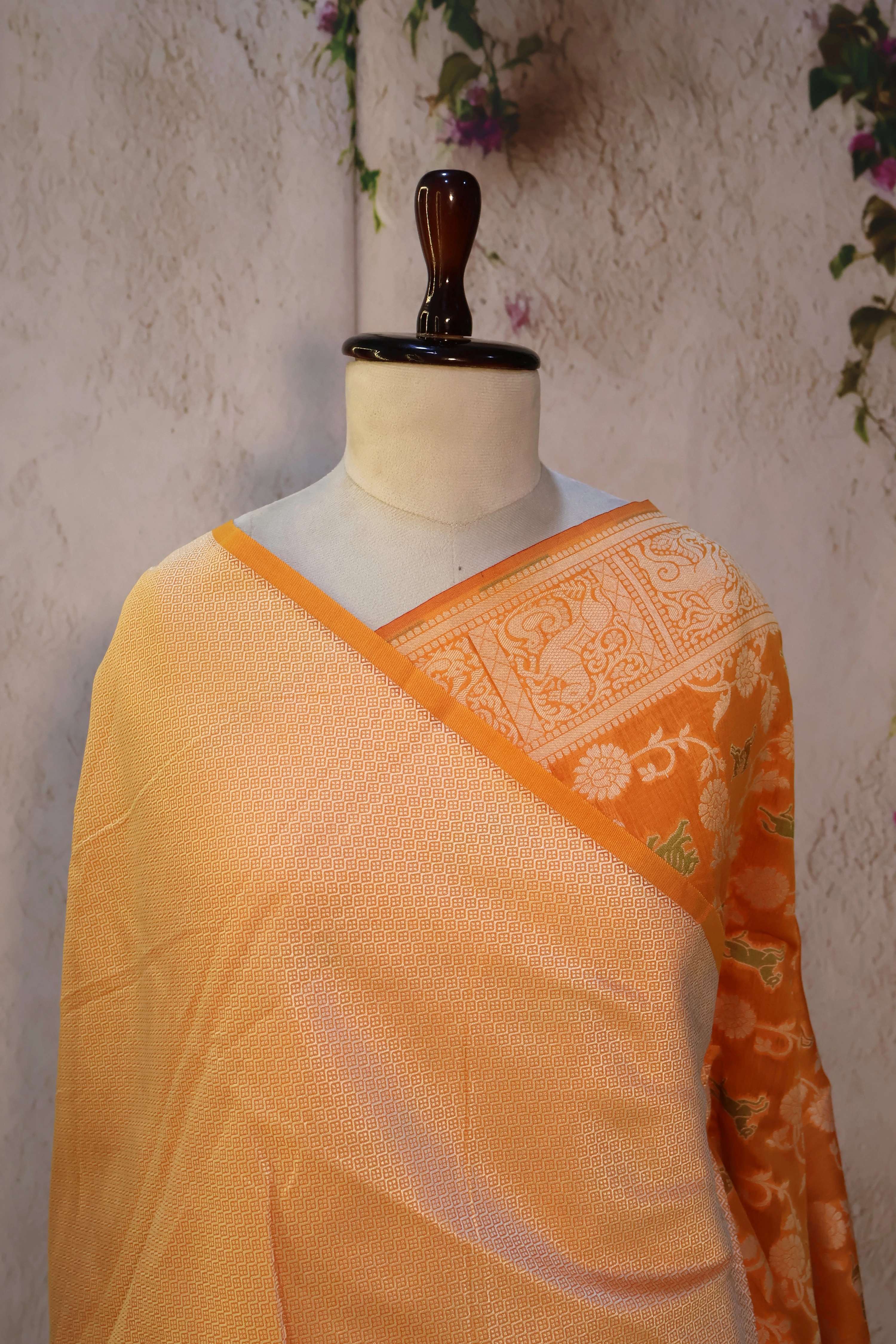 Series 2 · No. 61: the pallu, the decorated end panel that falls over the shoulder.