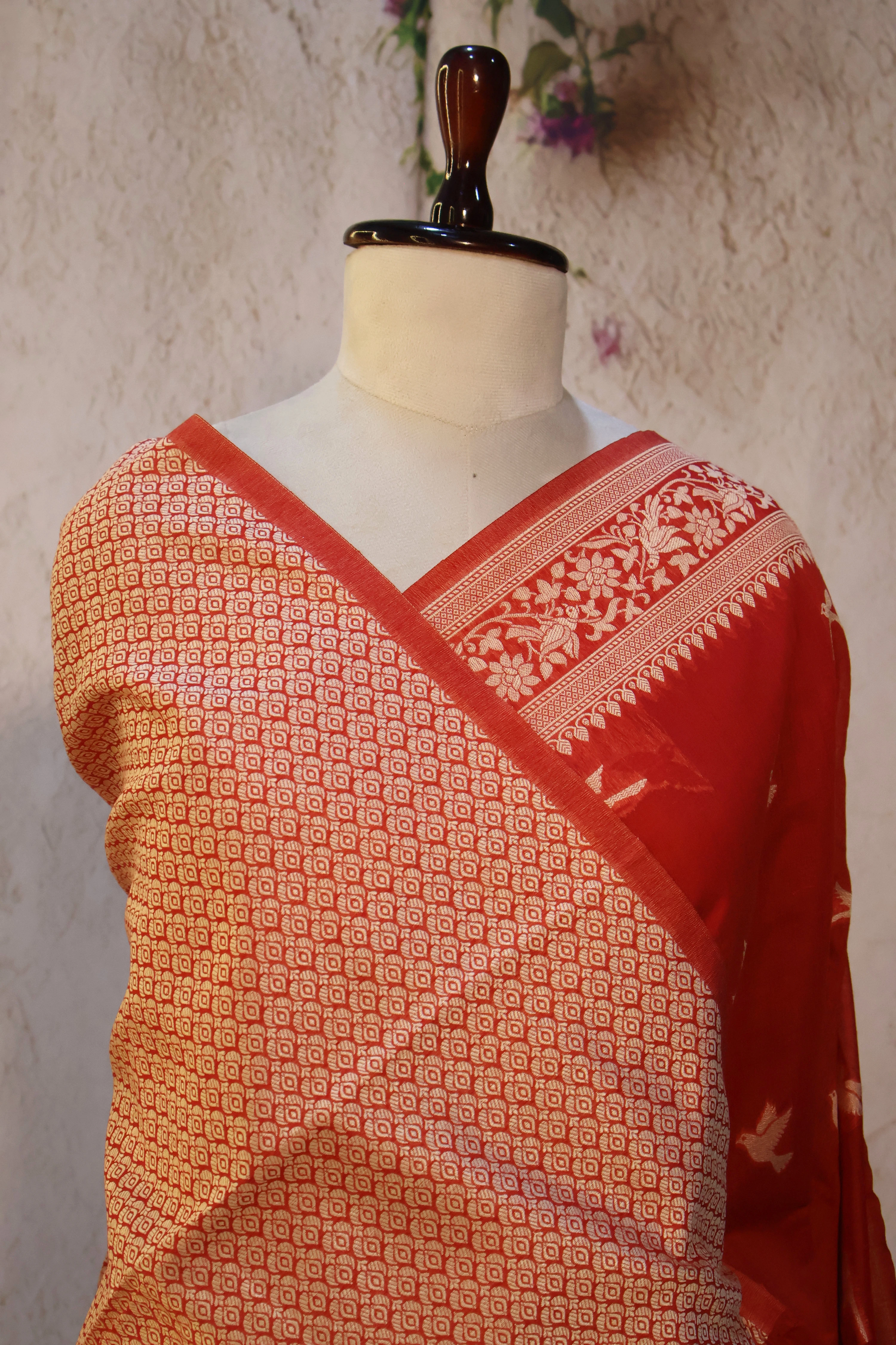 Series 2 · No. 63: the pallu, the decorated end panel that falls over the shoulder.