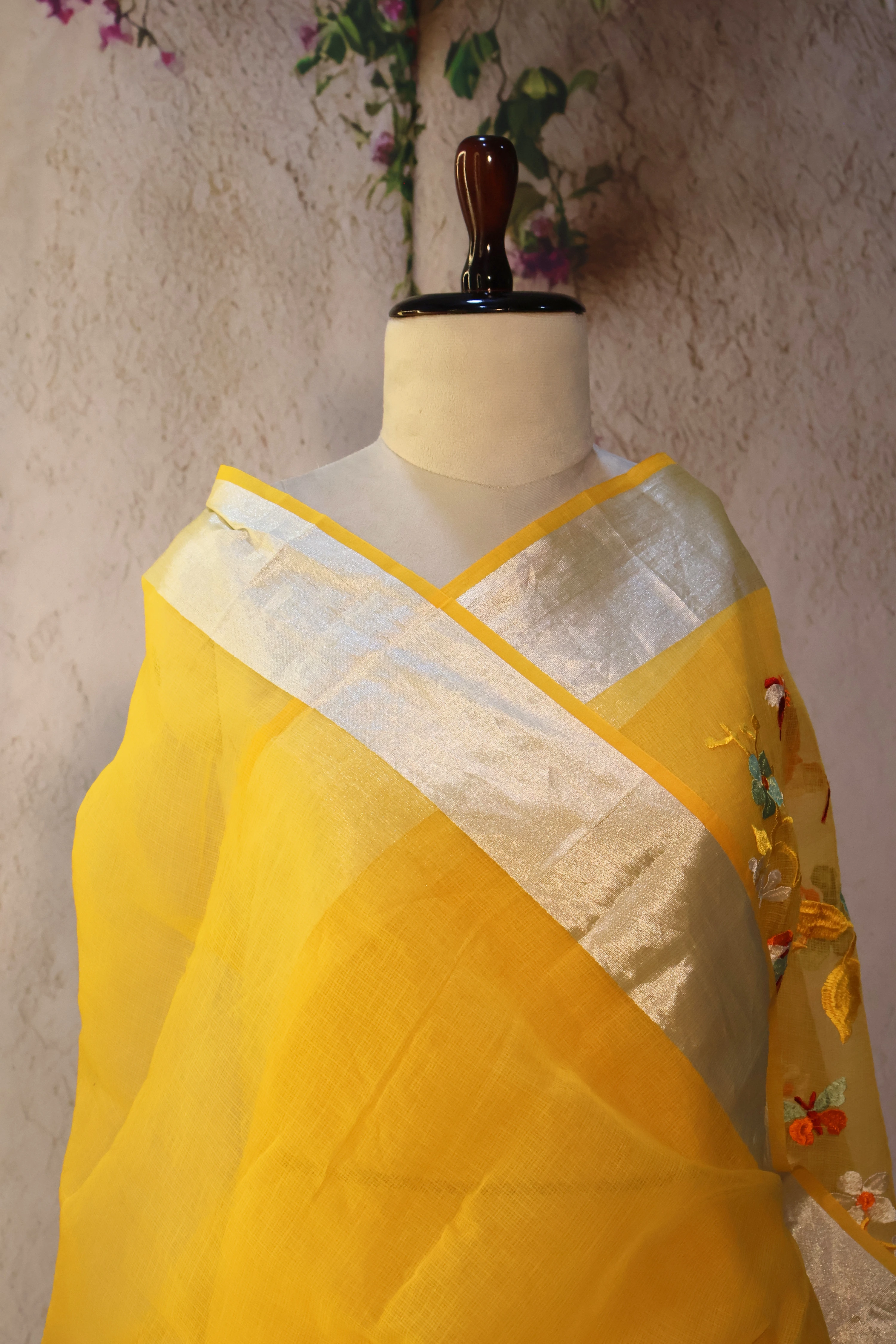 Series 2 · No. 64: the pallu, the decorated end panel that falls over the shoulder.