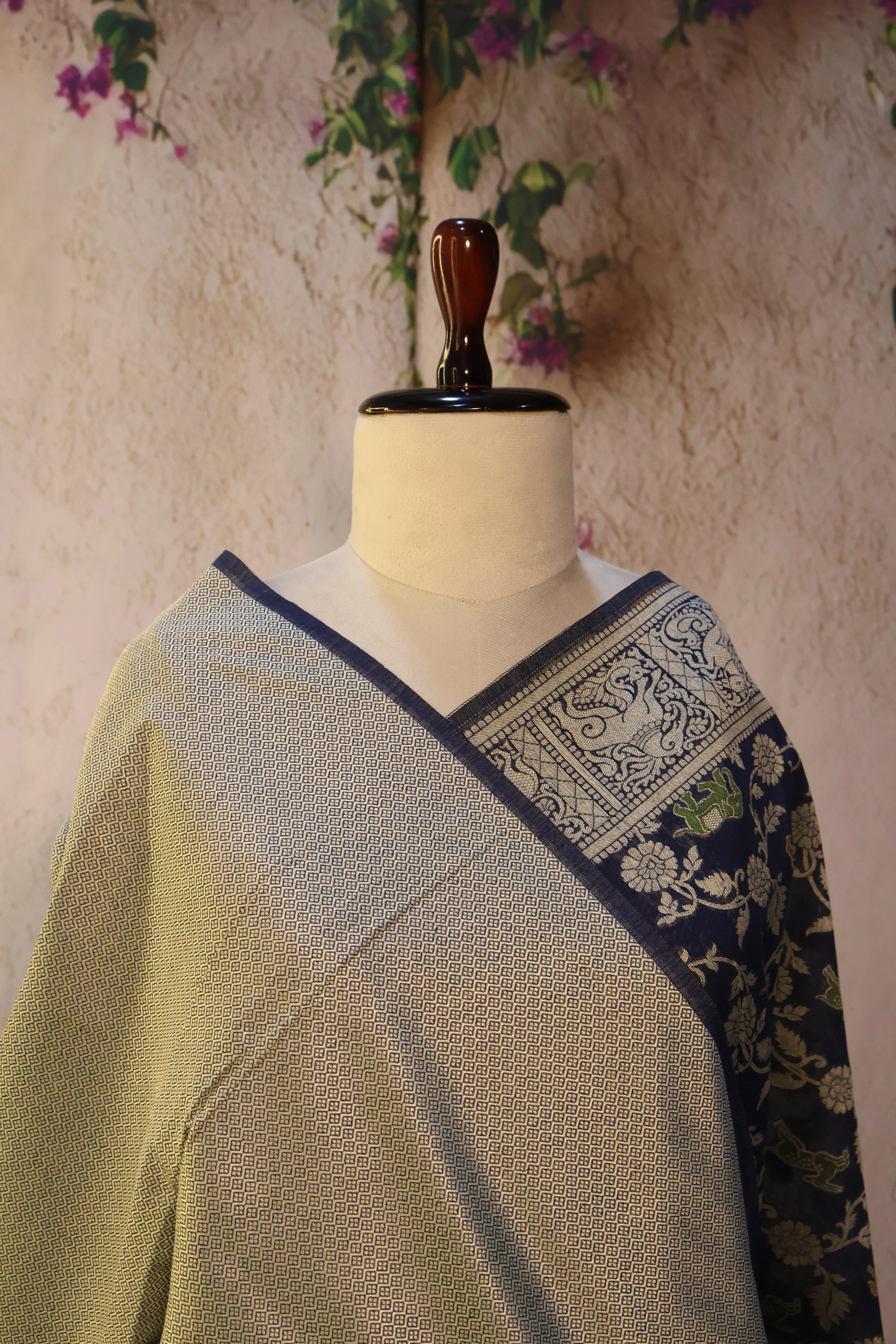 Series 2 · No. 75: the pallu, the decorated end panel that falls over the shoulder.