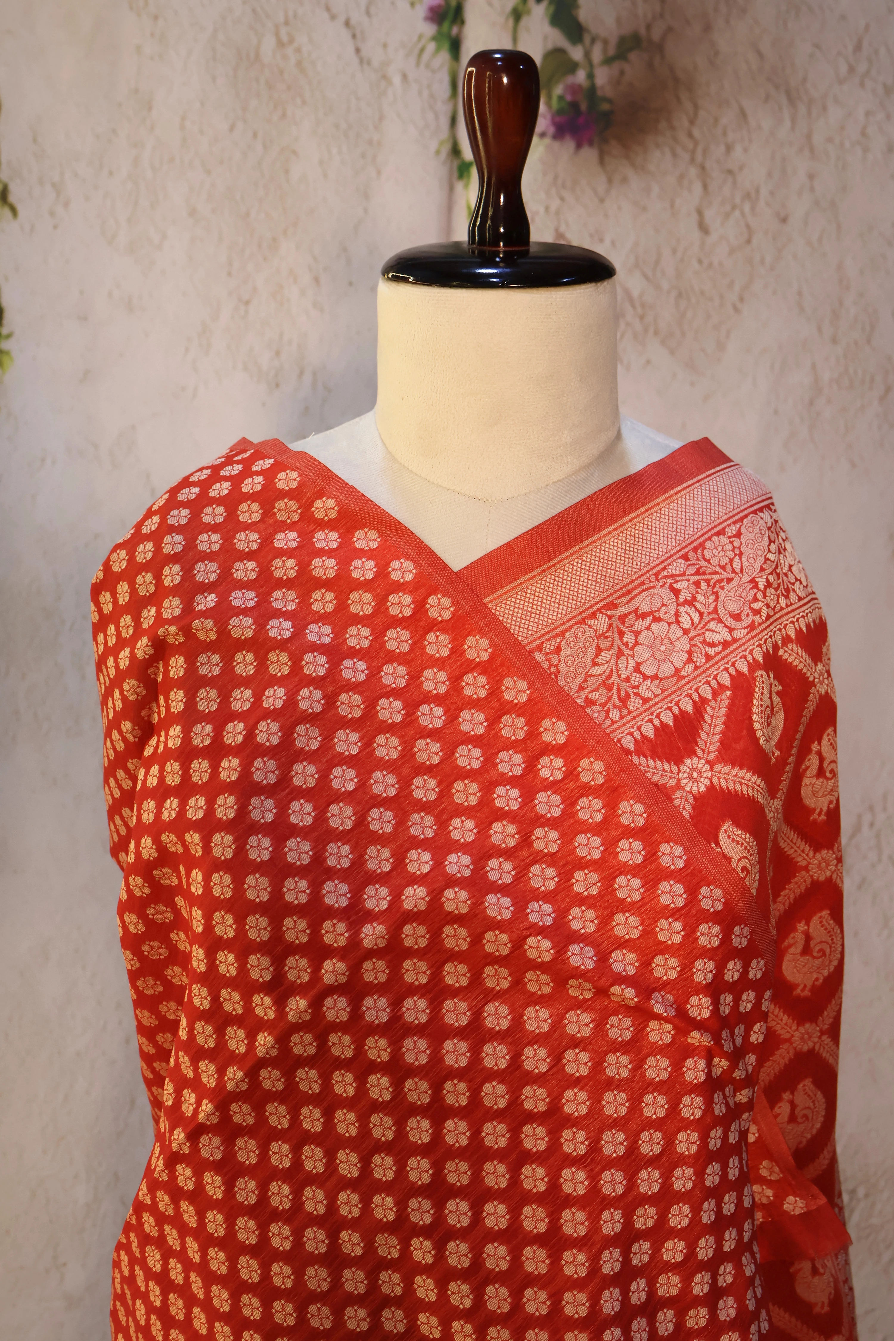 Series 2 · No. 78: the pallu, the decorated end panel that falls over the shoulder.