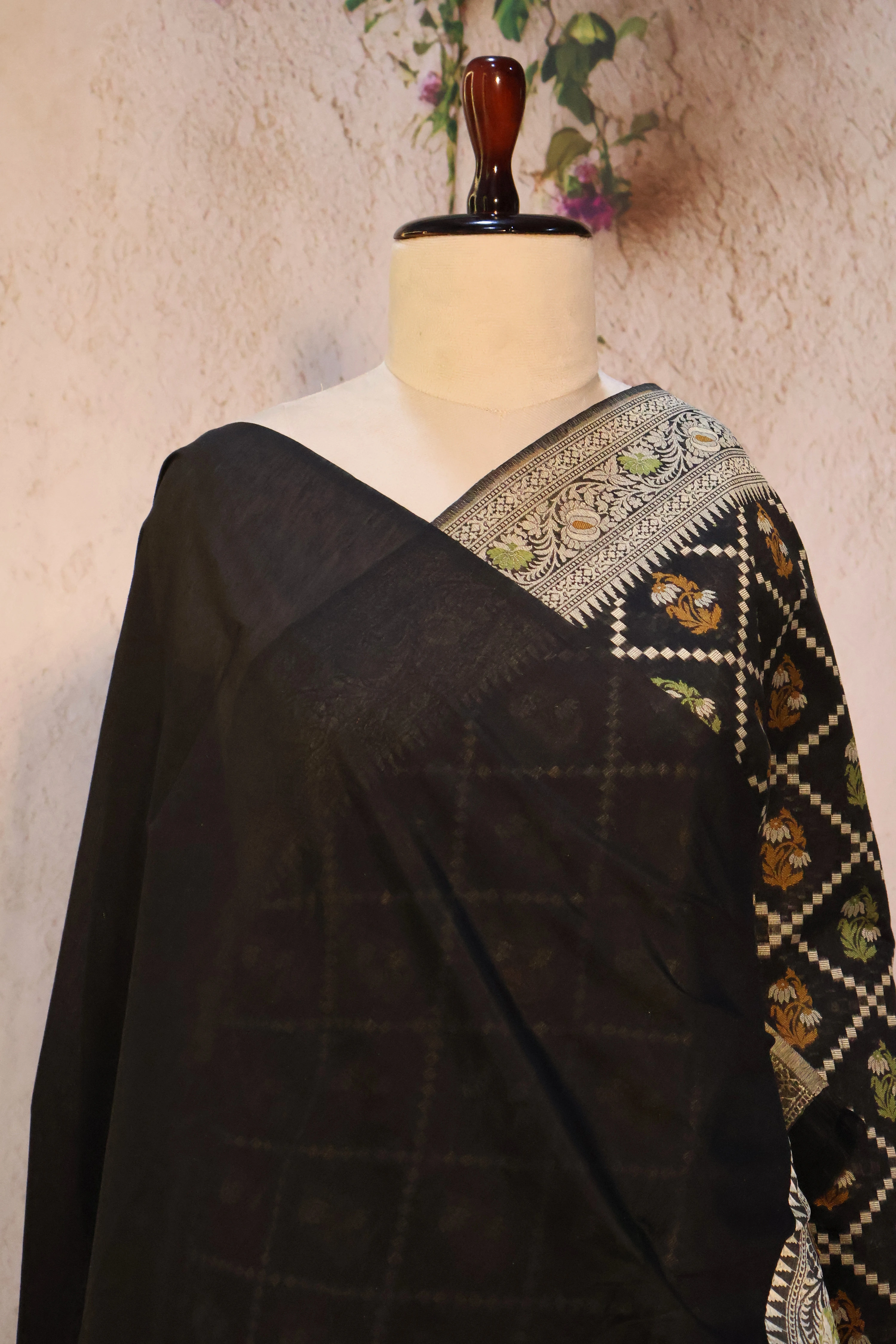 Series 2 · No. 81: the pallu, the decorated end panel that falls over the shoulder.