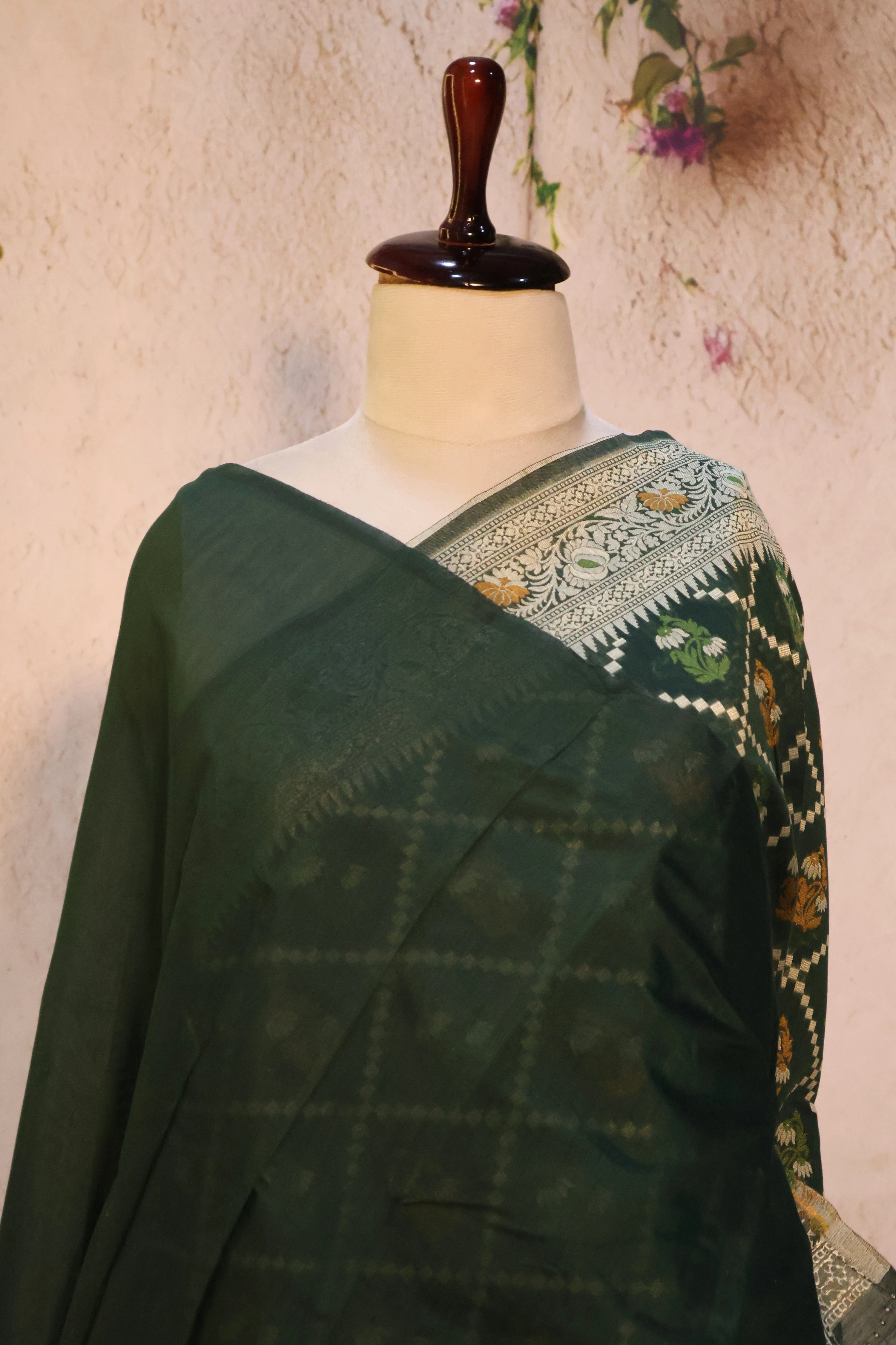 Series 2 · No. 82: the pallu, the decorated end panel that falls over the shoulder.