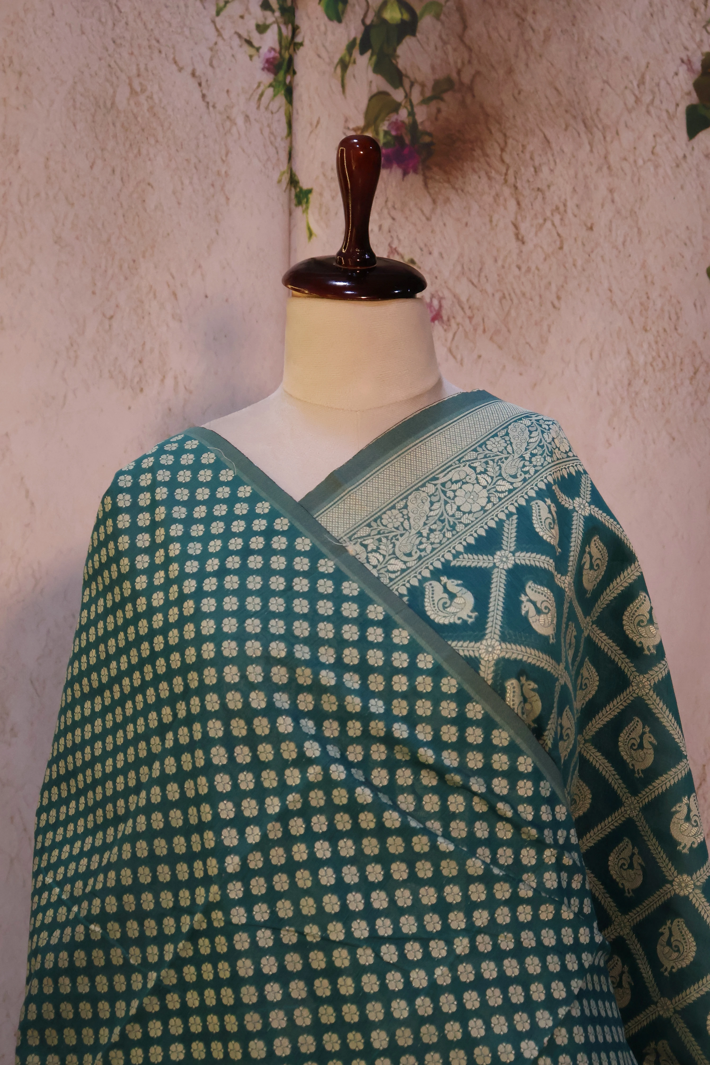 Series 2 · No. 85: the pallu, the decorated end panel that falls over the shoulder.